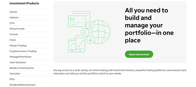 Recensione di TD Ameritrade Selezione degli asset Recensione di TD Ameritrade Selezione degli asset